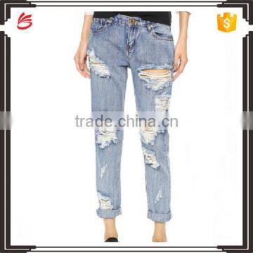 High quality cheap jeans wholesale china slim fit women skinny jeans