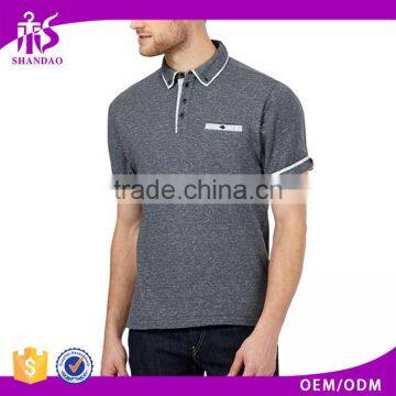 New Fashion Import Clothing Manufacturers From China Elegant Casual 210g 100% Polyester Short Sleeve Man Shirt