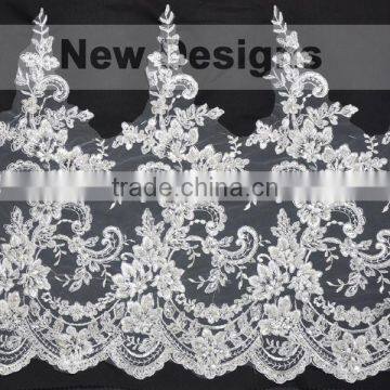 Wedding Polyester French Lace Fabric With New Designs photo-4