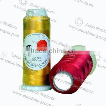 High Quality 100% Rayon Polyester Embroidery Thread