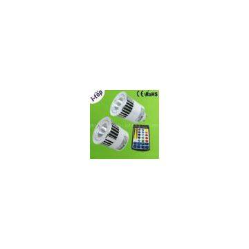 Indoor 1*5W High Power RGB LED Pin Spot Lamps Replacement Bulbs for Wall Coves MR16 OEM
