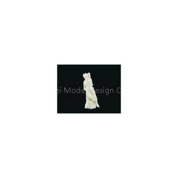 MD15 1*3.5cm Jade White Sculpture 3D Scale Model for N Train Layout