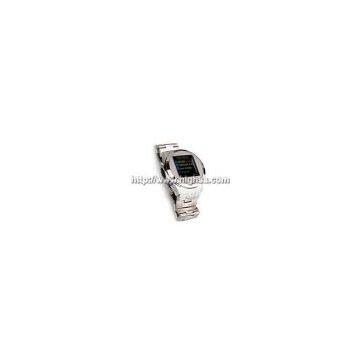 MQ006 1.5 Inch Watch Cell Phone Silver (Bluetooth MP3 MP4 Player)