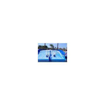 Blue Skateboarding Surf n Slide Water Park for Fiberglass Aqua Park Equipment