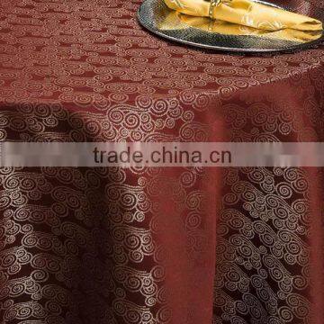 jacquard hotel table cloth,luxury restaurant table cloth,wedding table cloth