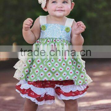 Eco-friendly Children Boutique Cotton Baby Girl Clothing Set From Conice NINI