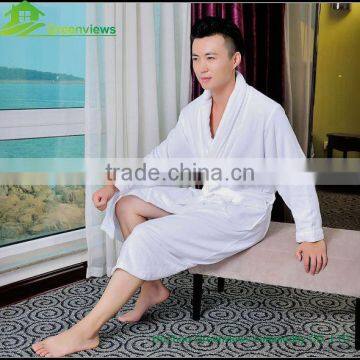 Velvet Cotton Bathrobes Hotel Wholesale Bathrobe Robes With Custom Logo photo-2