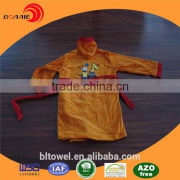 Hot Sale Top Quality Best Price yellow bathrobe