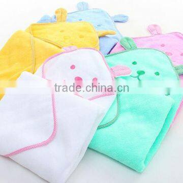 Customize highly absorbent 100% cotton hooded baby towel