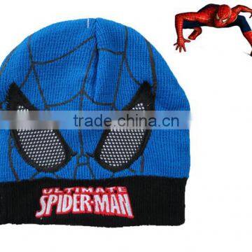 Wholesale spandex/cotton knitted beanie hat