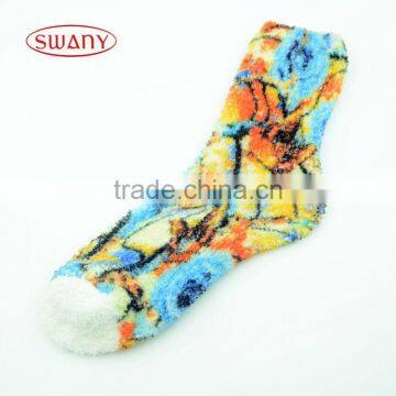 Super quality various color customized knitted cotton socks