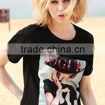 2017 Wholesale High Quality Women t Shirt Custom t Shirt Printing photo-3