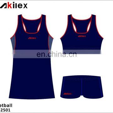 new style sublimation netball jersey with design