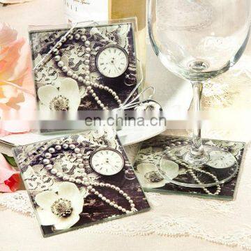 2016 New Vintage Design Coaster Sets Cheap wedding decoration favor return gift