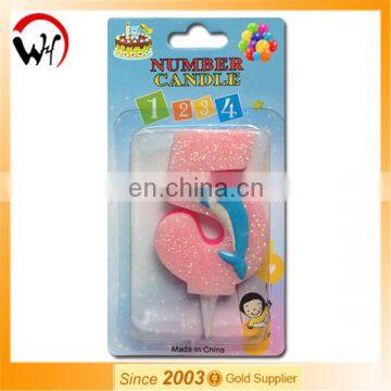 Birthday Glitter Hand Craft Numberal Candle photo-6