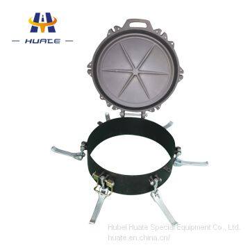 Aluminium Alloy Six Claw Quick Openning Manhole Cover Powder Tank Truck Manhole Covers photo-5