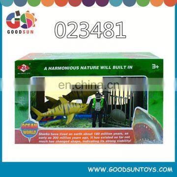 Hot selling military toys play set soldier military toys animal rescue shark for child