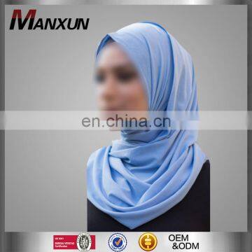 2017 Wholesale Online Girls Sexy Chiffon Muslim Hijab New Style Islamic Clothing Blue Scraf