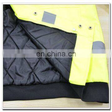 Flourescent Yellow Reflective Safety Nylon Winter Rainwear photo-4