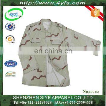 Fast Shippment Factory OEM Army Tactical BDU Camouflage Military Uniform/Woodland Battle Dress Uniform