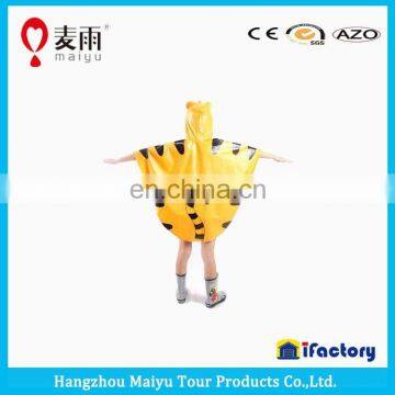 Custom Design Colorful Polyster Children Raincoat photo-2