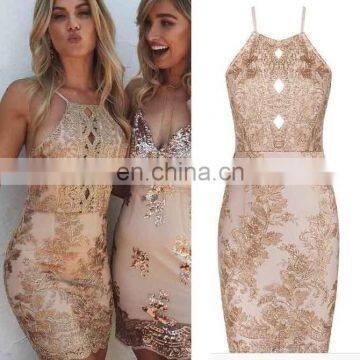 Amigo 2017 new designer sex Embroidery lace strap cut out bandage dress elegant midi evening dresses for women party wear