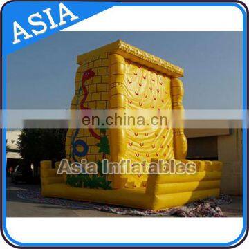 Kids and Adults Inflatable Rock Climbing Wall , Inflatable Climbing Mountain