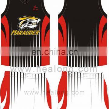 Healong Sublimated Printing Oem Thermal Transfer Printing Australian Rules Football Jersey