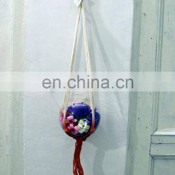 macrame plant hanger rope plant hangers rope 4 legs plant hanger at very best price