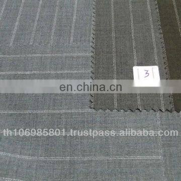 Wool Stripe Suit Mix With Wool for Formal Wear TRW 65/20/15 photo-3