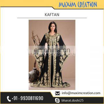 Hot Sale on Machine Printed Kaftan Style Dress from Popular Market Supplier