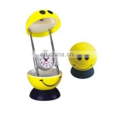 Smile Ball Foldable Desk Light with Clock