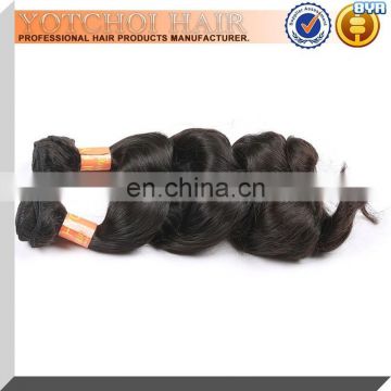 Neat & Clean Hair Weaving Good Sewing Machine Made Hair Weft Natural Black Can Be Dyed/Bleached Brazilian Remy Hair