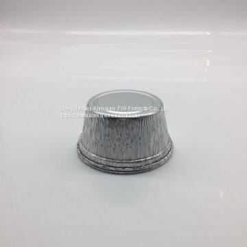 100ml Disposable Mini aluminum round container with lid