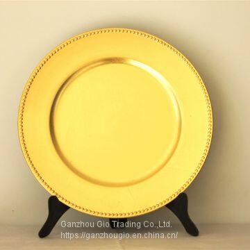 Plastic Charger Plate,christmas Decoration Plate Charger Plate Made in China YF-60017 photo-3