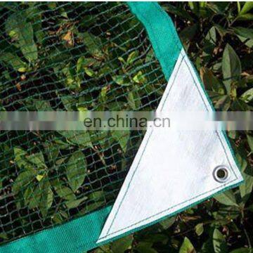 HDPE fruit tree harvest collect mesh netting heavy duty olive net with eyelets