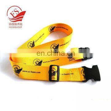 Airport travel luggage belt with custom one color logo