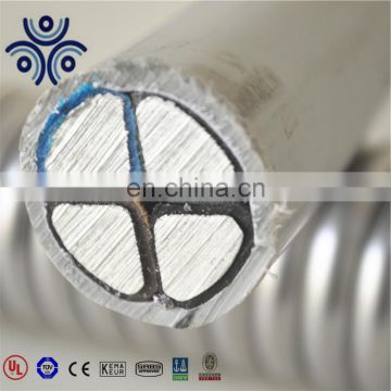 Alibaba 600/1000V 4 core xlpe insulated white pvc sheathed solid aluminum cable