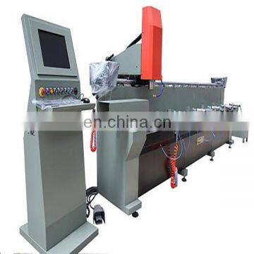 3 position tool changing automatic multi-spindle drilling machine for water outlets slots ALU Window and door