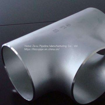 Seamless Equal Tee Stainless Steel Pipe Fitting