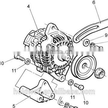 Lister Petter DWS4 Engine Alternator 624-50540 624-21280 62450540 62421280