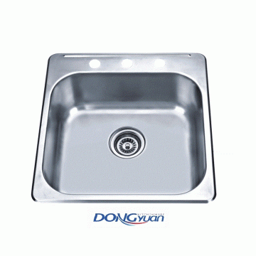 Guangdong Dongyuan Kitchenware UPC certificated Canada Standard Stainless Steel Single Bowl Kitchen Sinks