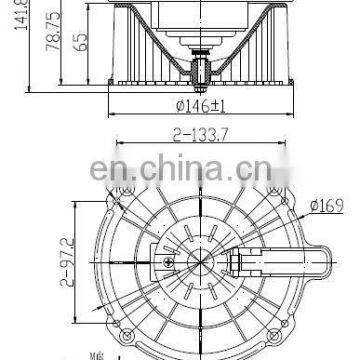 Blower Motor for N ISSIN FRONTIER/ HICOM I SUZU NPR OEM 8-97211-952-0 522725-0596