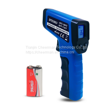 Cheerman DT8380J blue digital industrial Infrared Thermometer   gun shap thermometer