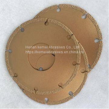 Brazed diamond cutting disc special for cast iron sharpness&durable