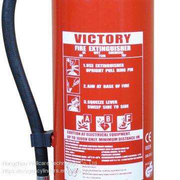 6 - 9 L anti-freeze water / water / water + additive fire extinguisher