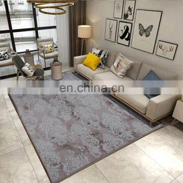 Household modern custom plush pashmina living room area rug