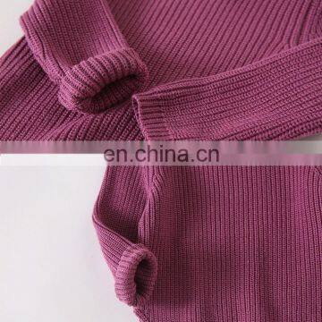 Long Sleeve Unisex Kids Sweater Oversized Knitwear Kids Pullover photo-4