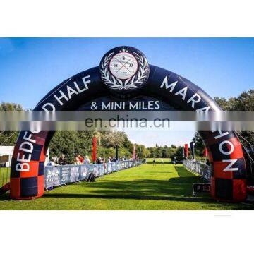 Race Arch Advertising Semicircle Start Line Inflatable Arches with Custom Logo for Half Marathon