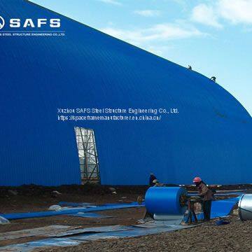 Long Span Space Frame Steel Structural Coal Storage photo-4
